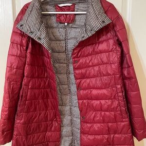 Women's Red Quilted Jacket